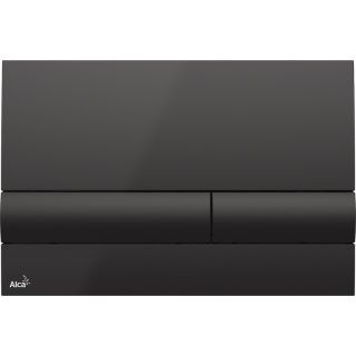 Кнопка смыва AlcaPlast для инсталляции чёрная M1718